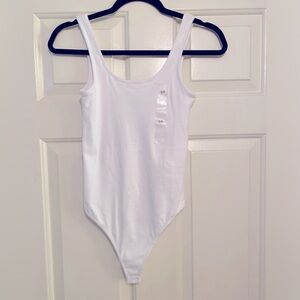 Calvin Klein white tank bodysuit
